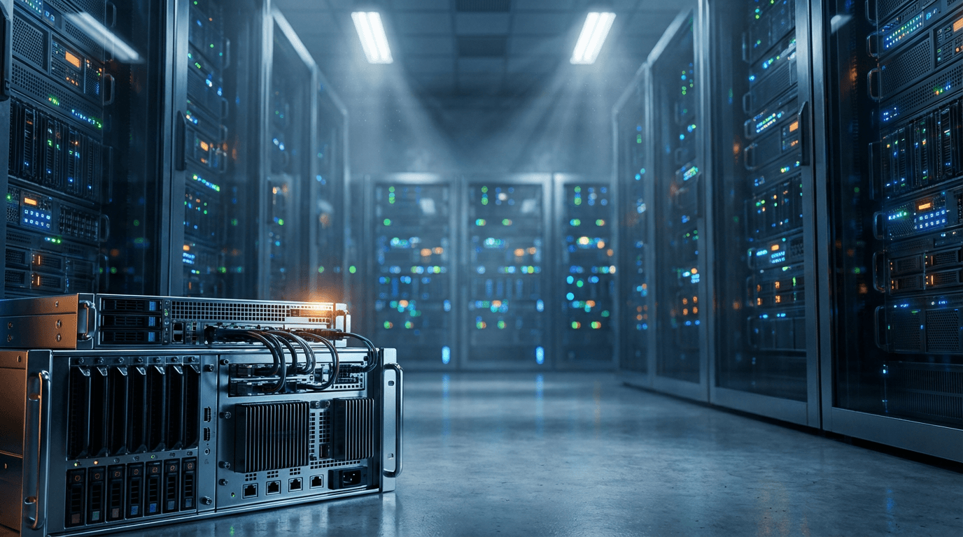 Data center server racks